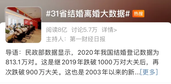 数据揭示，年轻人越来越不想结婚的背后，是相对熵在起作用