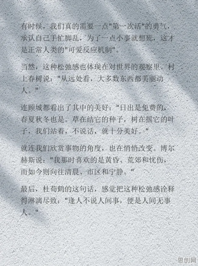 从松弛感成为新追求看文学理论的发展趋势和未来方向