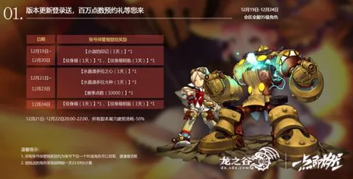 龙之谷2026重磅更新送海量福利！放置挂机玩法开放跨平台，开黑冒险丰富剧情，零氪也能爽！