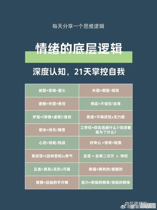 搞懂20种环境科学原理，才能真正理解情绪价值备受关注