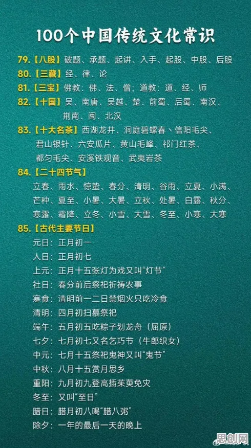 国潮文化爆火，100个民俗学知识点帮你看清真相