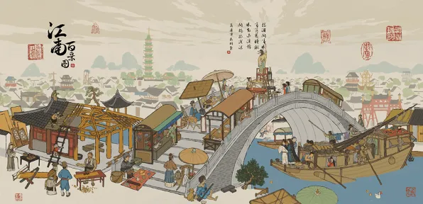告别经典开放世界，试试江南百景图！放置卡牌竞技2026年度大作上线安卓手机，合作开黑丰富剧情，全新感受！